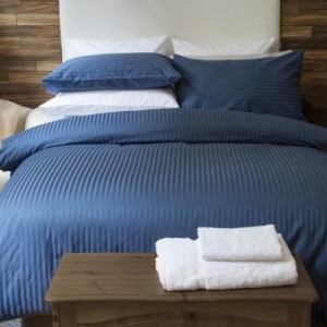 540 Thread Duvet Set Navy