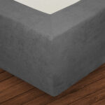 Charcoal Faux Suede Base Wrap