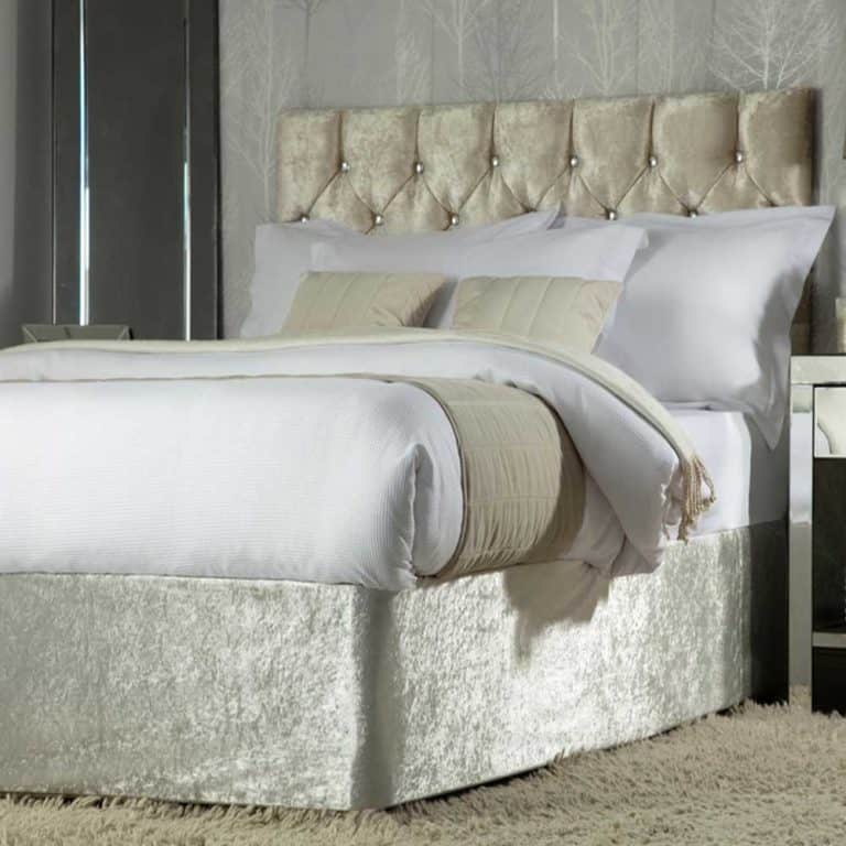 Crushed Velvet Base Wrap Champagne