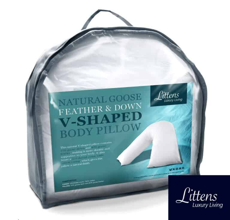 Goose Feather & Down V-Shaped Support Pillow