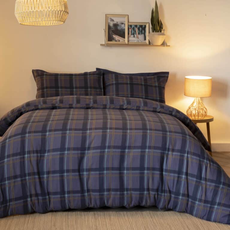 "Alva" brushed cotton duvet cover