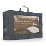 3 Chamber pillow filled with Hungarian Goose Down